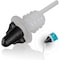 Pouro Liquor and Spirits Bottle Pourer Twist to Open and Pour, Twist to Close and Store, Black, 3PK 2689 - alternate 1